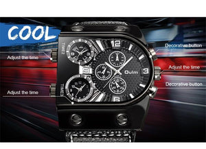 Casual Leather Strap Men Watch