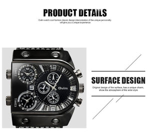 Casual Leather Strap Men Watch