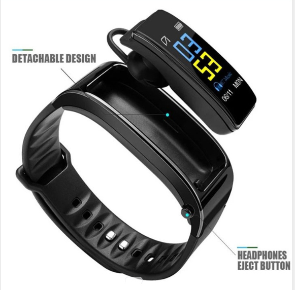 2-in-1 Smart Bracelet with Bluetooth Earphone [Up to 70% OFF]