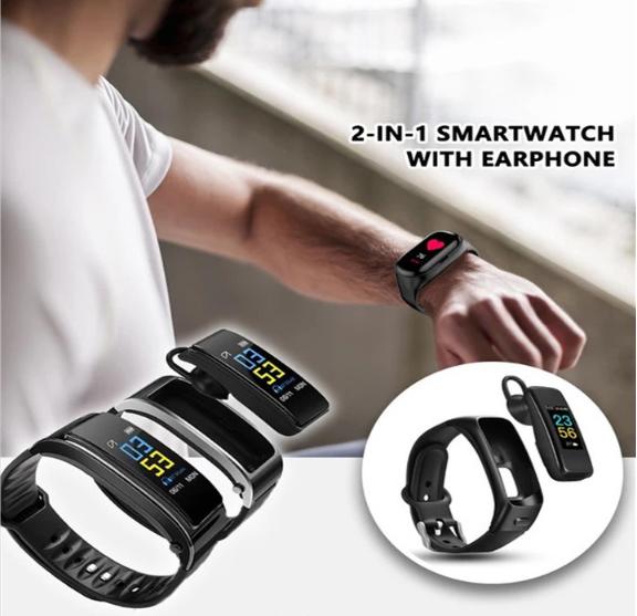 2-in-1 Smart Bracelet with Bluetooth Earphone [Up to 70% OFF]