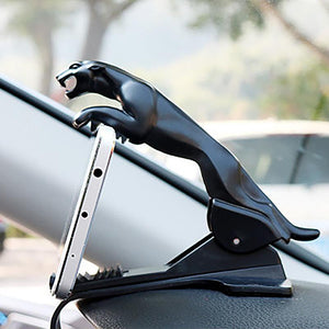 360 Degree Car Leopard Form Dashboard Phone Holder