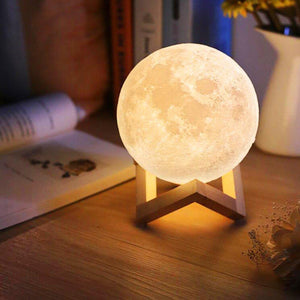 lampa luna 3d - decoratiune casa